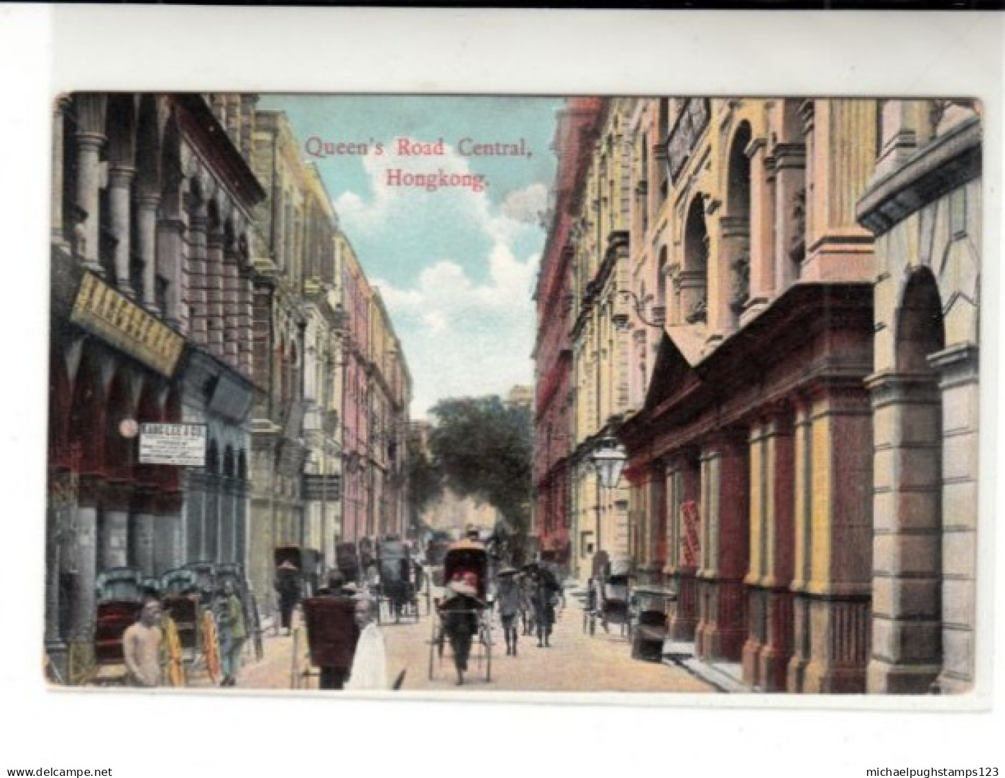 Hongkong / Postcards / Queen's Road - Sonstige & Ohne Zuordnung