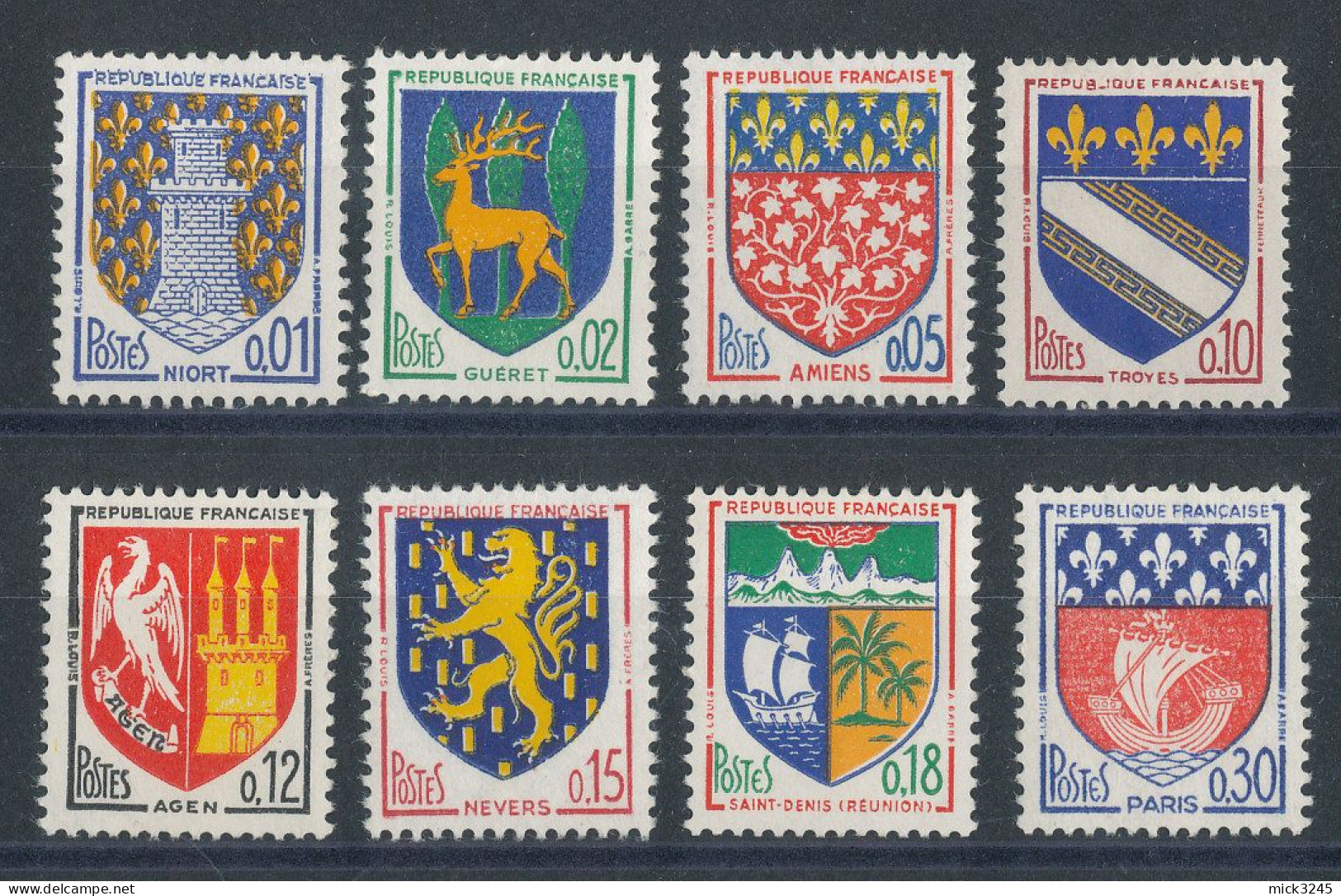 1351A** à 1354B** Série Des Blasons - Unused Stamps