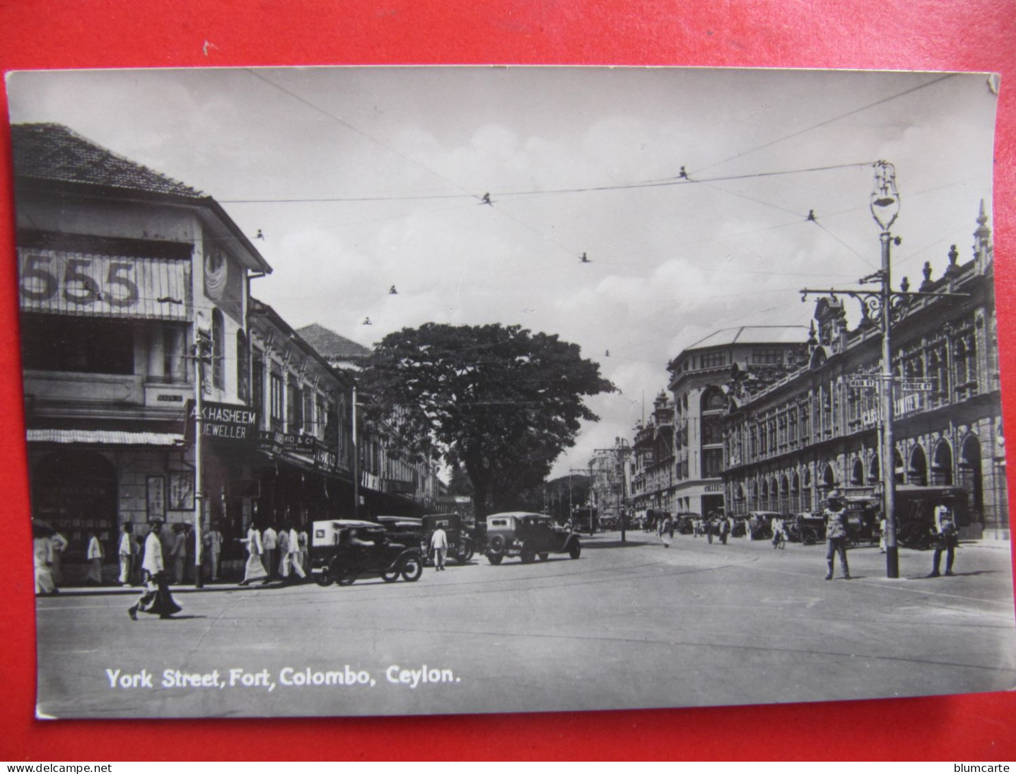 CPA - COLOMBO - YORK STREET, FORT 1933 - Sri Lanka (Ceilán)