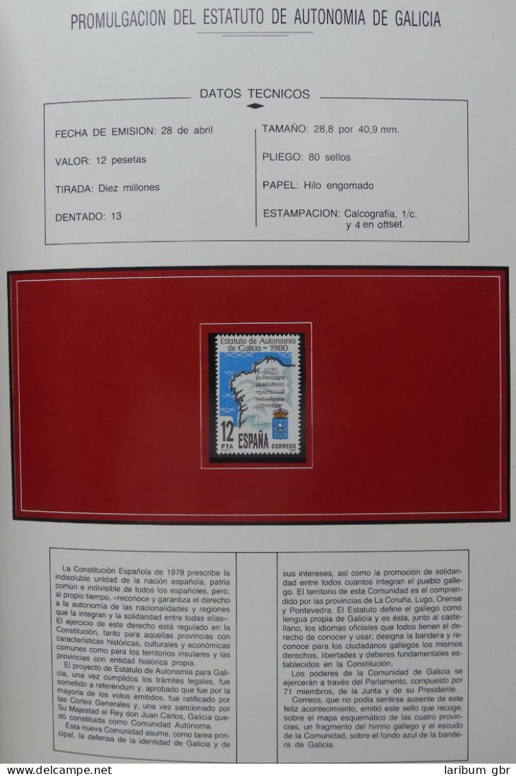 Spanien Jahrbuch 1981 Postfrisch #NO439 - Autres & Non Classés