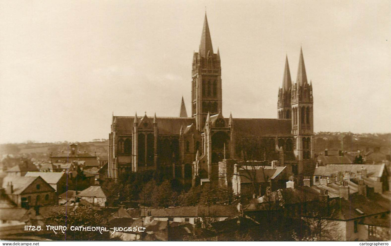 England Truro Cathedral Judges Postcard - Other & Unclassified