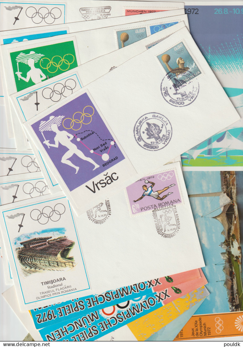 Olympic Games In München 1972 - 49 Covers & Cards. Postal Weight Approx 0,260 Kg. Please Read Sales Conditions - Summer 1972: Munich