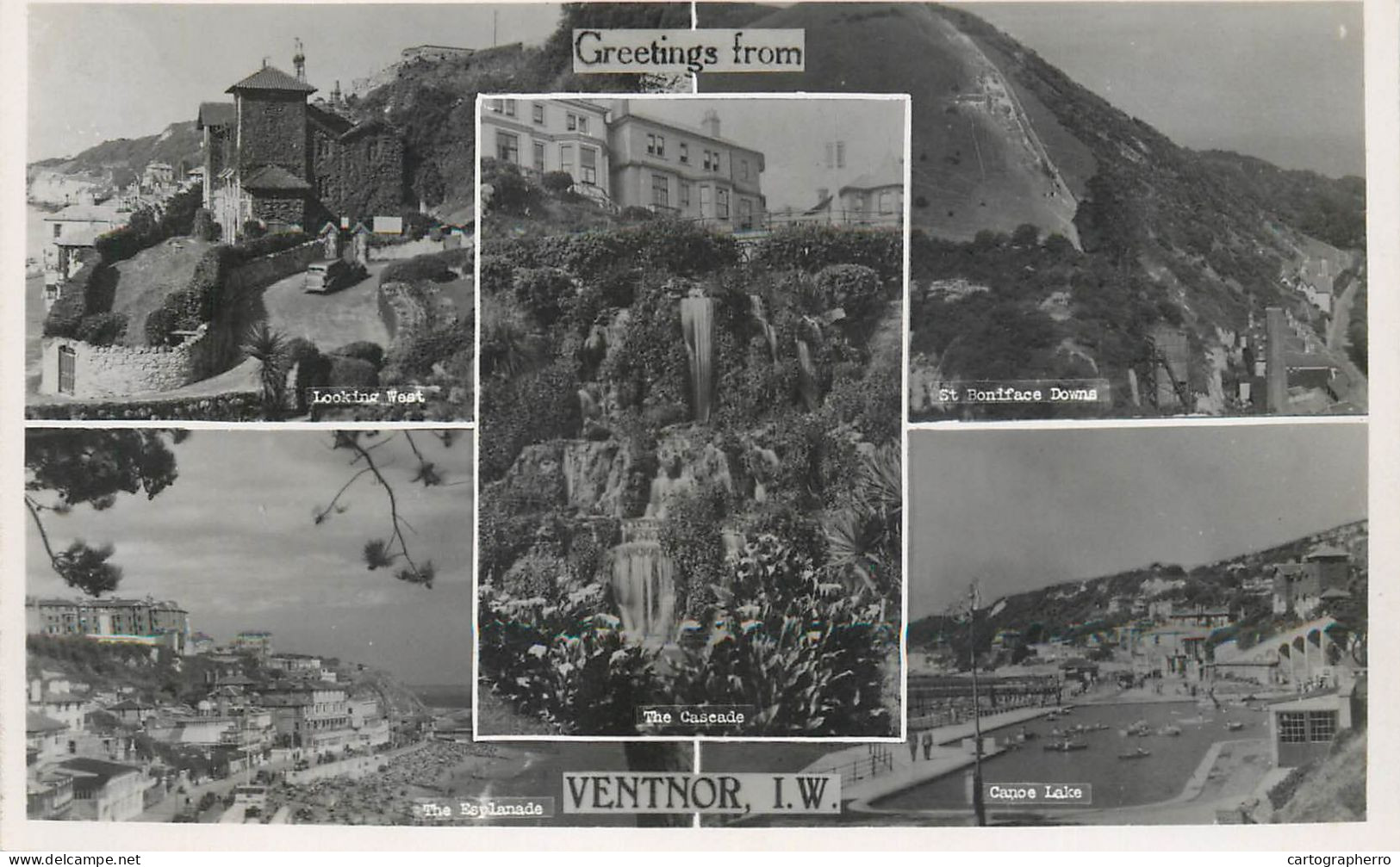 England Greetings From Ventnor Isle Of Wight Multi View - Ventnor