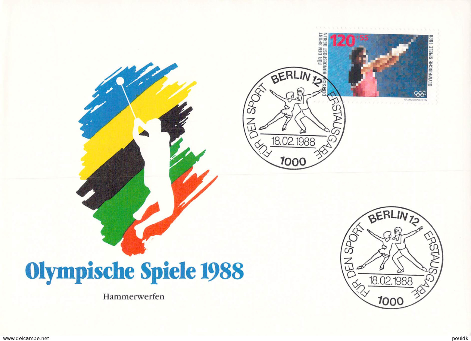 Olympic Games in Seoul 1988 - Ten Covers. Postal weight approx 0,080 kg. Please read Sales Conditions under Image