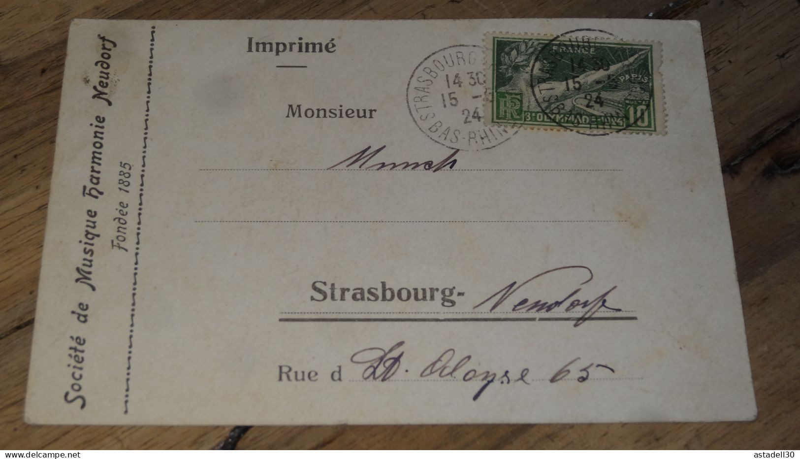 Enveloppe Entier Postal 15c Semeuse, Taxe Reduite 0f10, St Quentin 1906 ......... ..... 240424 ....... CL-13-1 - Sonstige & Ohne Zuordnung