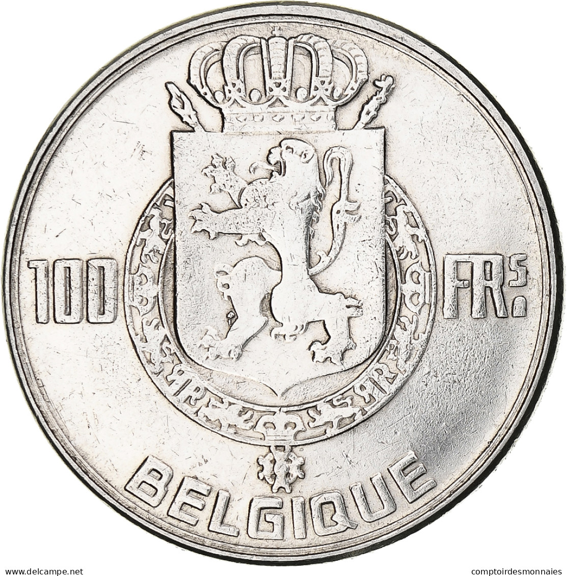 Belgique, Régence Prince Charles, 100 Francs, 1950, Bruxelles, Argent, TTB - 100 Franc