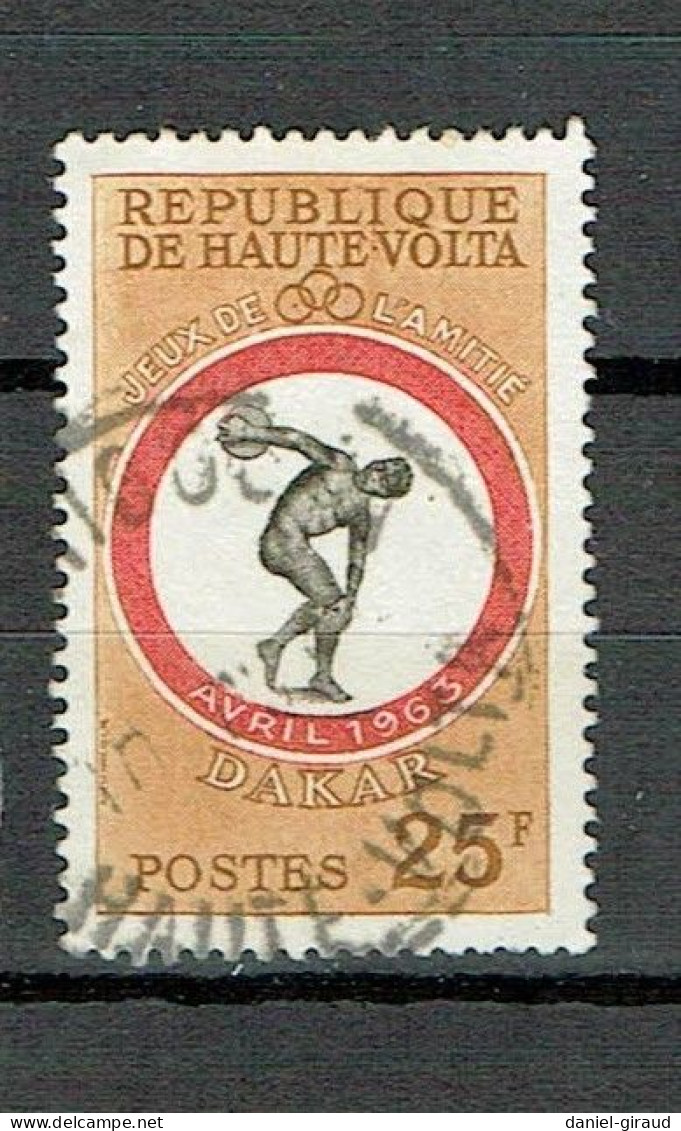Lot De 4 Timbres HAUTE-VOLTA 1963 -1970 Oblitérés - Upper Volta (1958-1984)