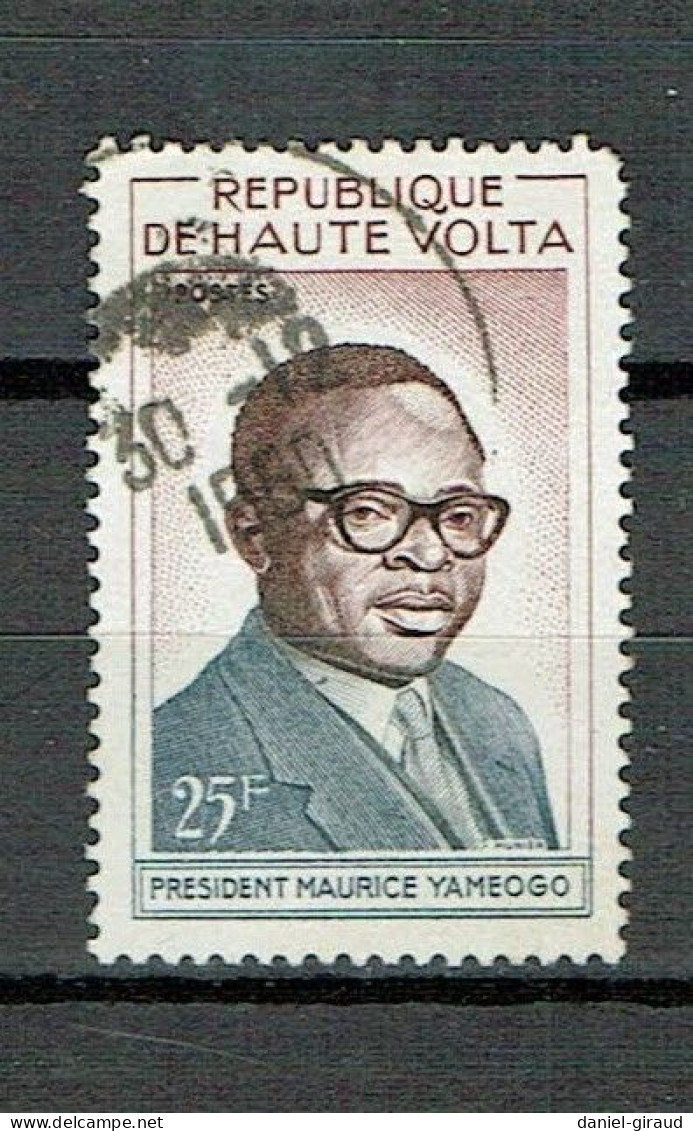 Lot De 4 Timbres HAUTE-VOLTA 1963 -1970 Oblitérés - Obervolta (1958-1984)