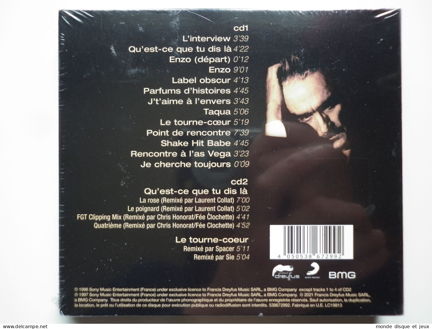 Christophe Double Cd Album Digipack Bevilacqua Edition 25 Ans - Sonstige - Franz. Chansons