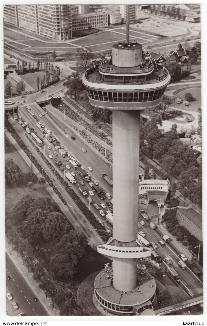 Gezicht Op Euromast, Rotterdam: VW T1-BUS, 1200 KÄFER/COX, DAF TRUCK, CITROËN 2CV AZU, AUTOBUS Etc. - (Holland) - Passenger Cars