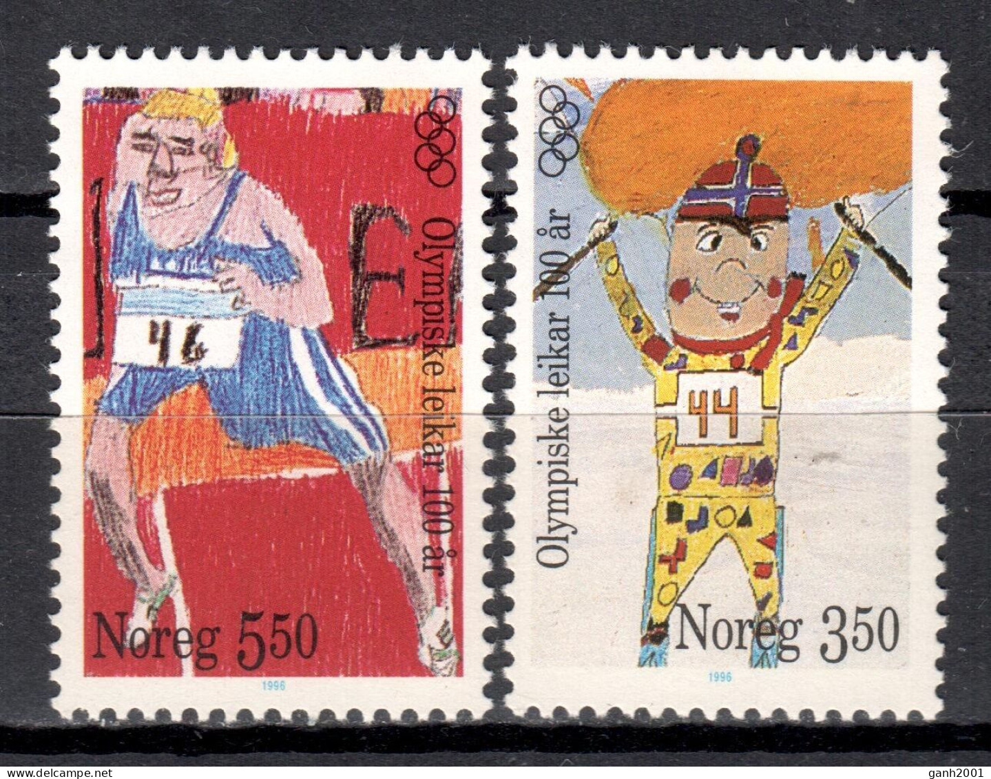 Norway 1996 / Olympic Games Centenary MNH Centenario Juegos Olímpicos 100 Jahre Olympische Spiele / Im29  34-6 - Andere & Zonder Classificatie