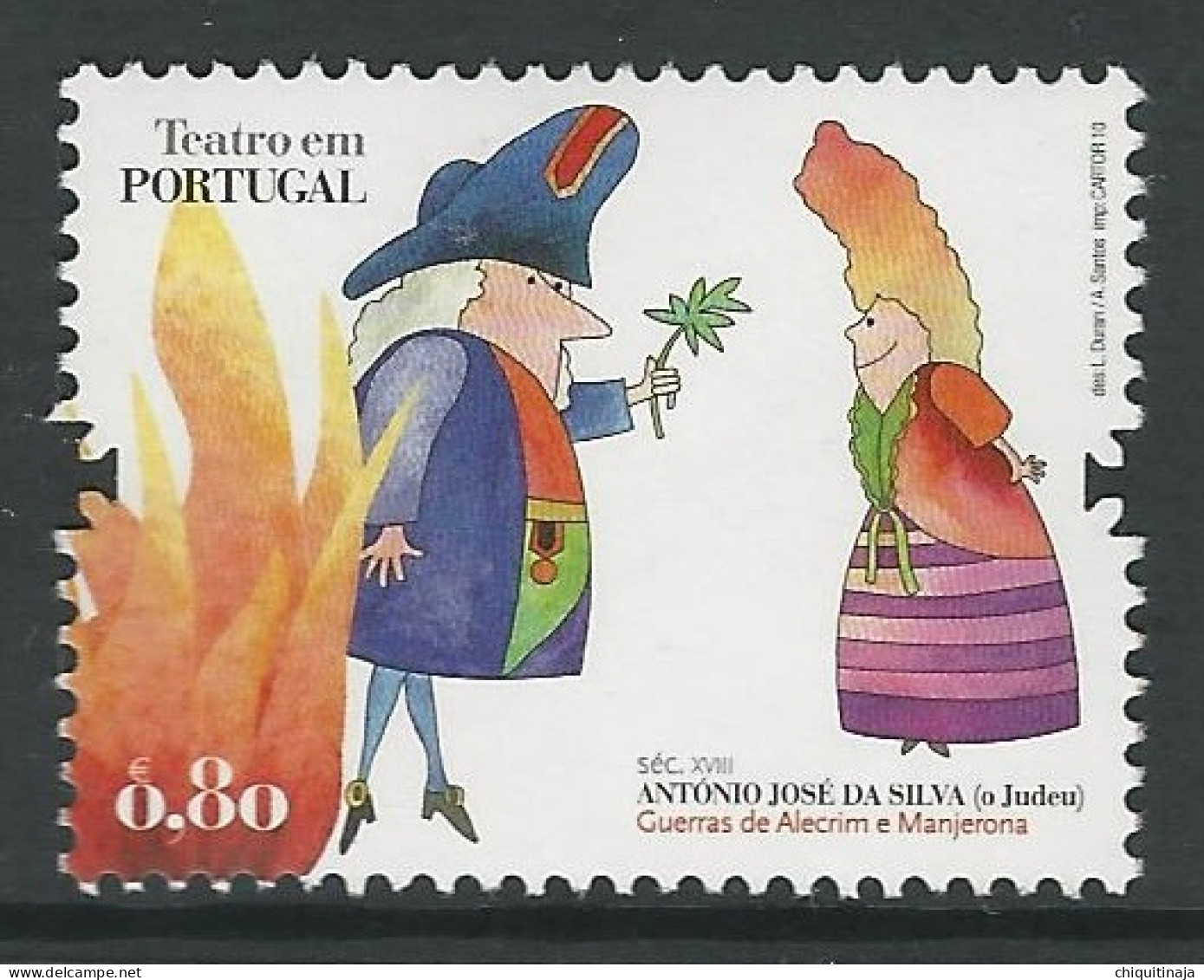 Portugal 2010 “Teatro” MNH/** - Unused Stamps