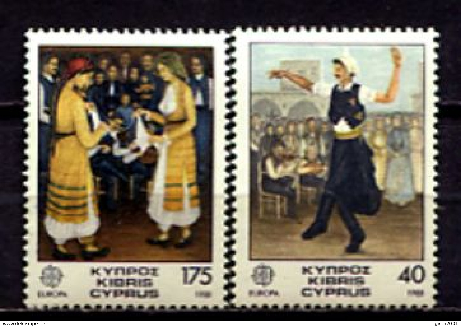 Cyprus 1981 Chipre / Europa CEPT Folklore MNH Folk / Jh06  34-6 - 1981