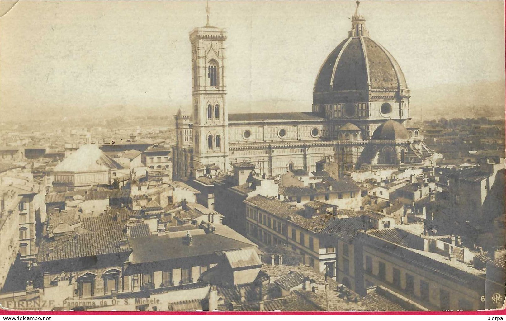 FIRENZE - PANORAMA SUL DUOMO DUOMO - FORMATO PICCOLO - EDIZIONE ORIGINE INIZIO NOVECENTO - NUOVA - Firenze (Florence)