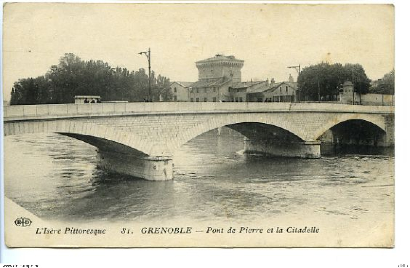 CPA 9 X 14  Isère  GRENOBLE Pont De Pierre Et La Citadelle - Grenoble