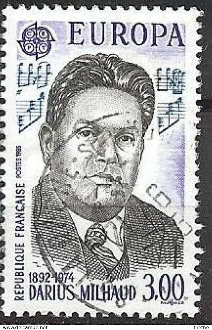 FRANCE - C.E.P.T.- Darius Milhaud (1892-1974) - Used Stamps