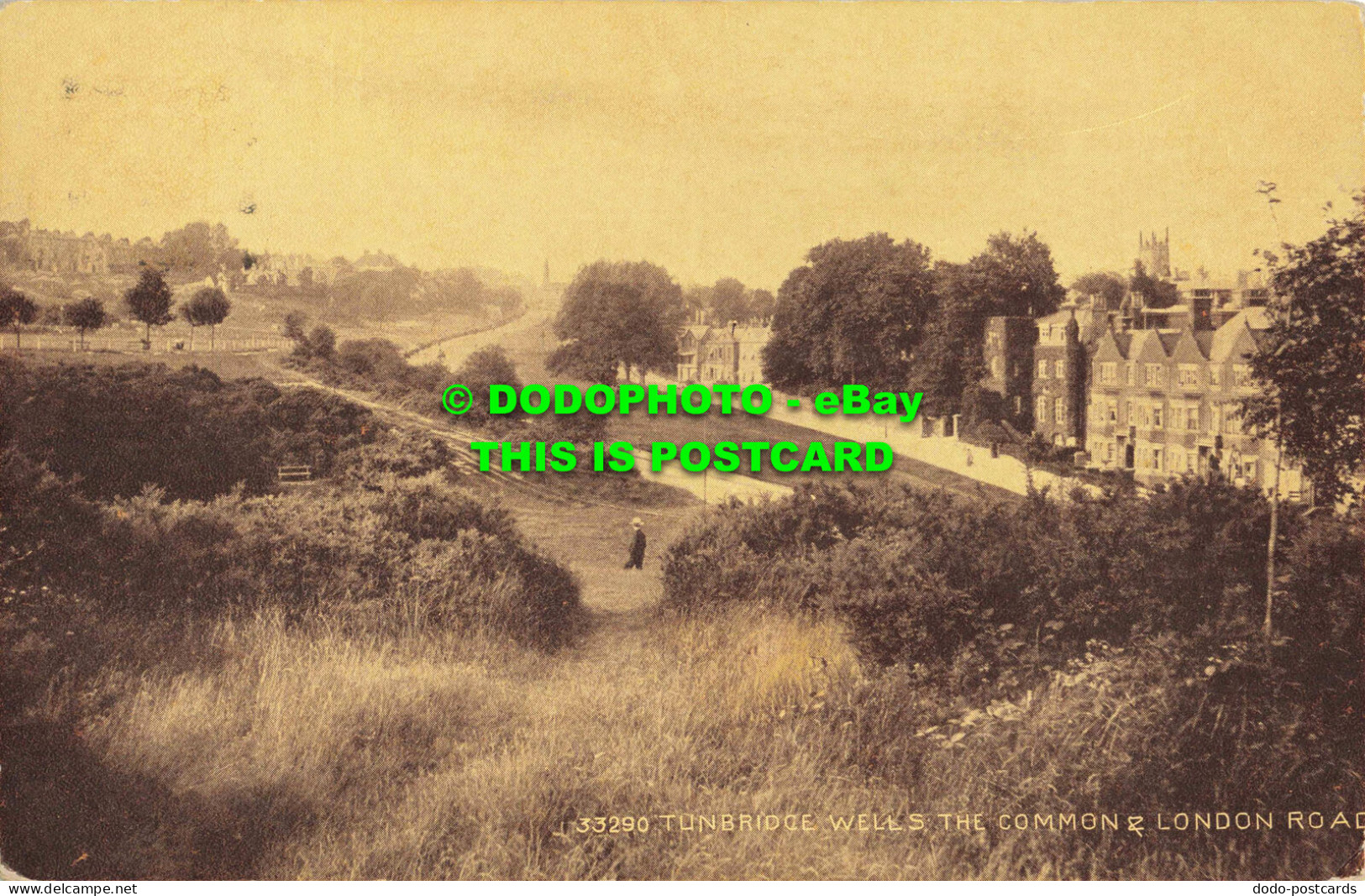 R559588 Tunbridge Wells The Common And London Road. The Photochrom. Sepiatone Se - Andere & Zonder Classificatie