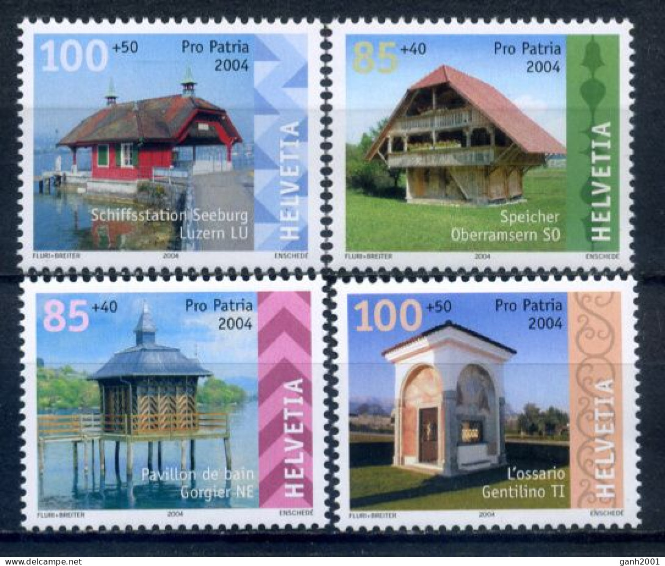 Switzerland 2004 Suiza / Pro Patria Architecture MNH Arquitectura / Hz33  34-6 - Other & Unclassified