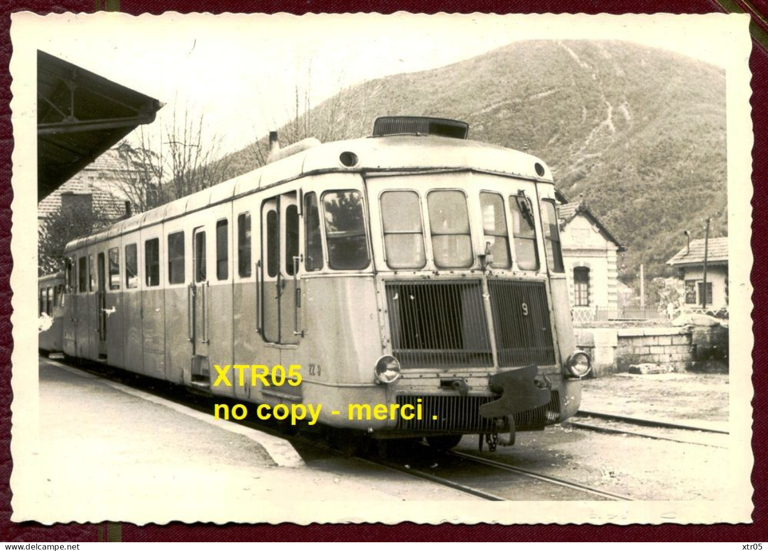 1a - 04 Photo 1968 Gare DIGNE Les BAINS Micheline ZZ9 Chemins Fer Provence Train Des Pignes Format 12,5 X 9 état Parfait - Digne