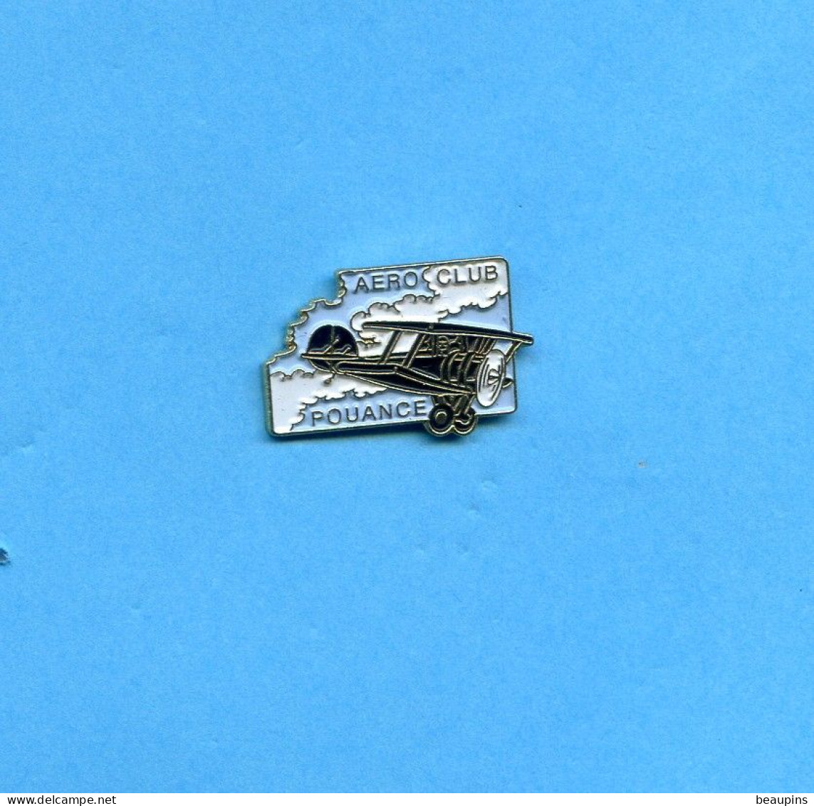 Rare Pins Aviation Avion Aero Club Pouance Fr475 - Vliegtuigen