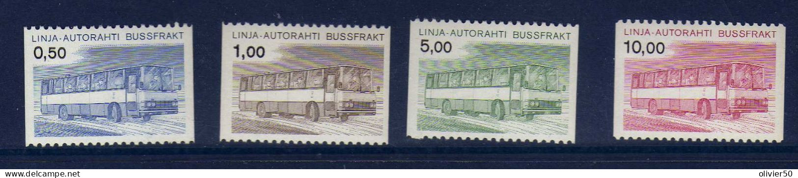 Finlande - 1981 - Autobus "Sisu"  -Neufs** - MNH  - - Pacchi Tramite Autobus