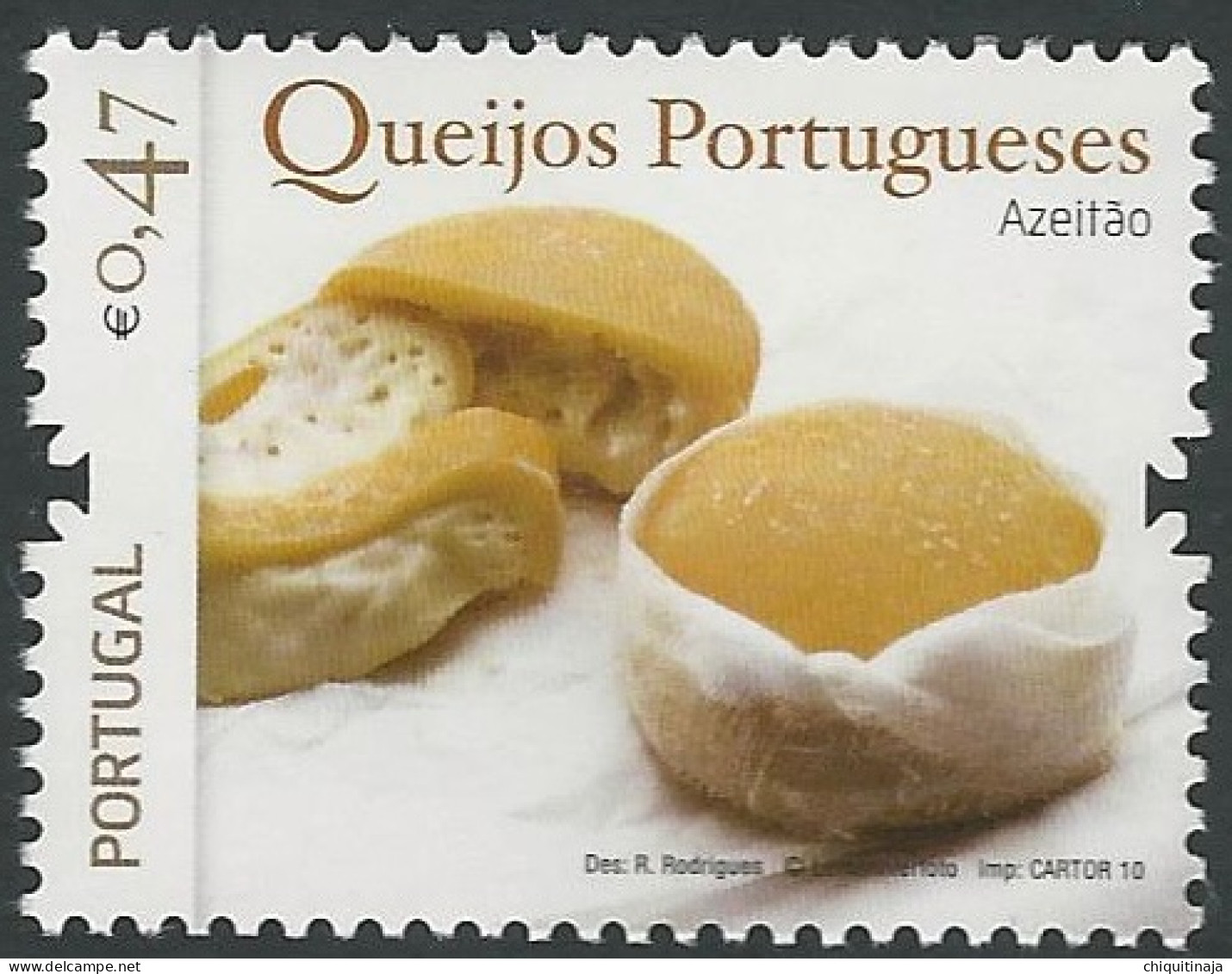 Portugal 2010 “Quesos: Azeitao” MNH/** - Unused Stamps