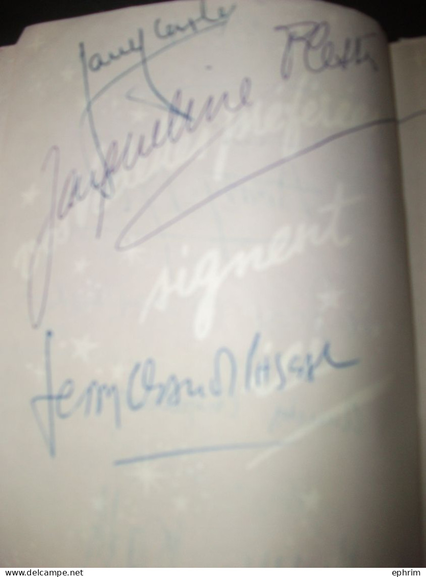 La Kermesse aux Etoiles 1954 Carnet d'Autographes Autographe Vedette Acteur Paul Meurisse Michel Galabru Micheline Dax..