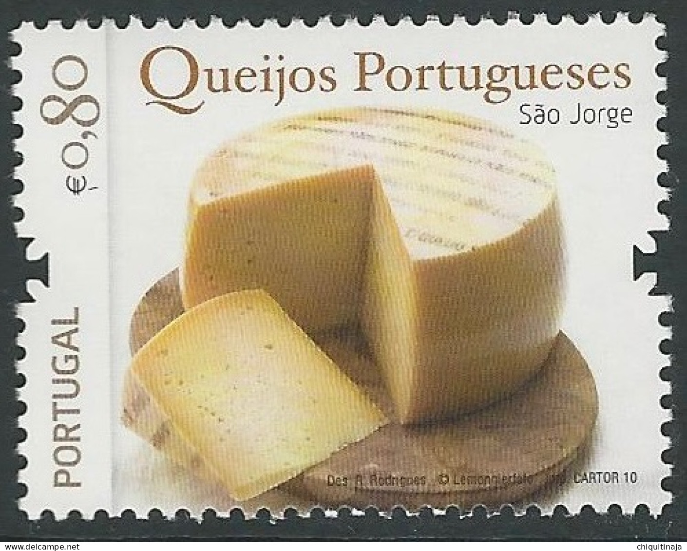 Portugal 2010 “Quesos: Sao Jorge” MNH/** - Nuevos