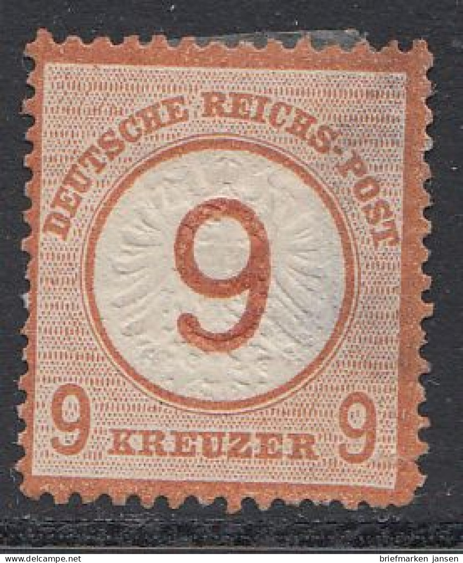 D,Dt.Reich Mi.Nr. 30 Adler Mit Großem Brustschild (9 Kreuzer) - Ungebraucht