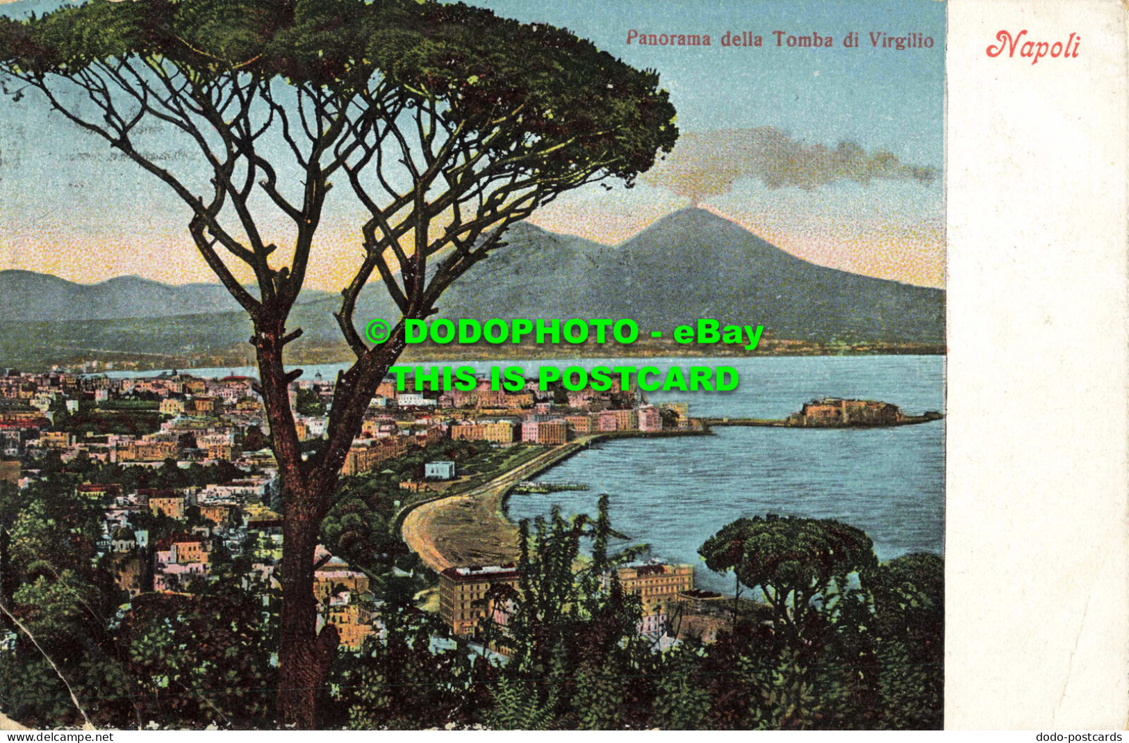 R559314 Napoli. Panorama Della Tomba Di Virgilio. E. Ragozino. Galleria Umberto - Monde
