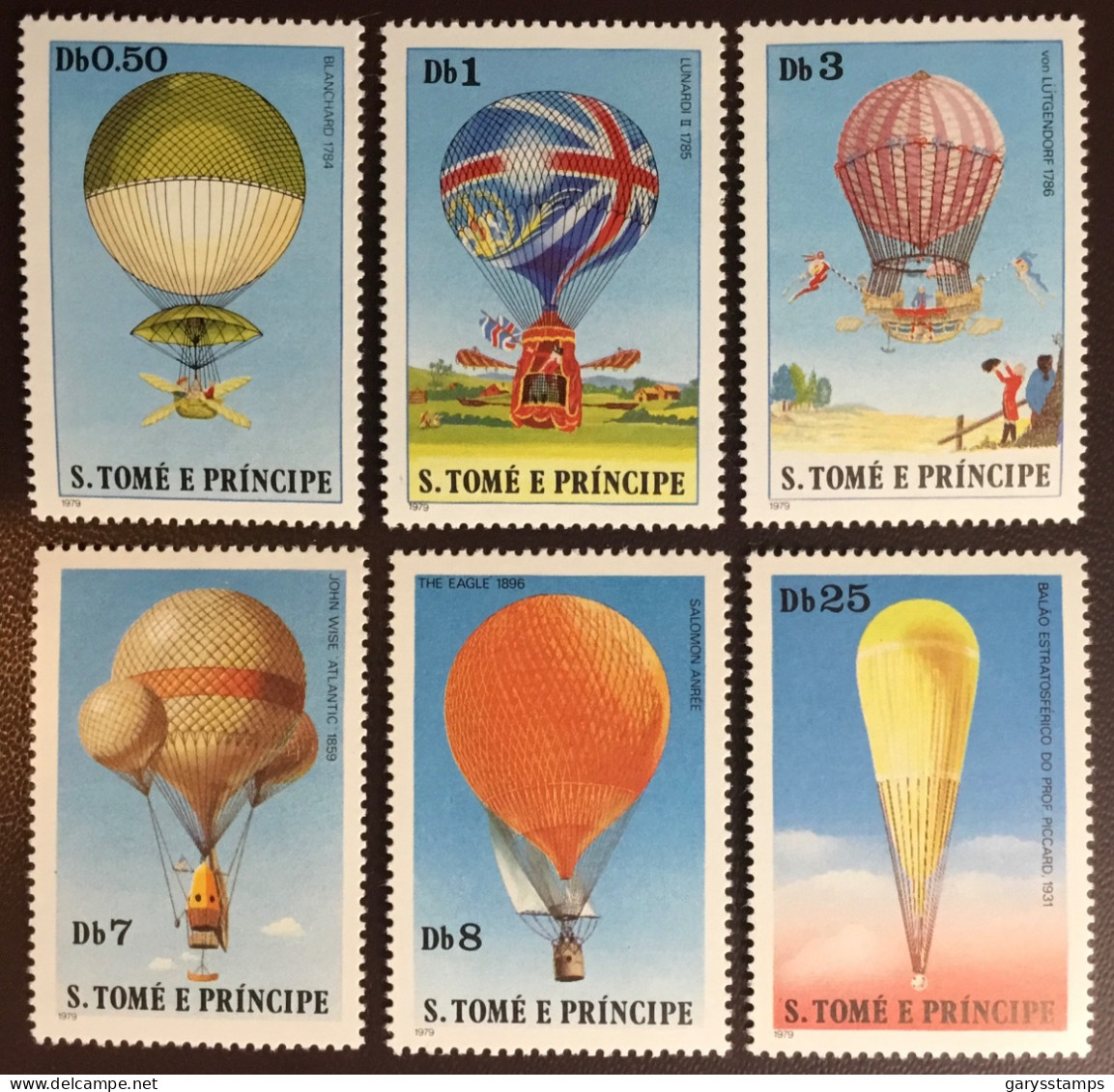 São Tomé E Principe 1979 Balloons MNH - Sao Tomé E Principe