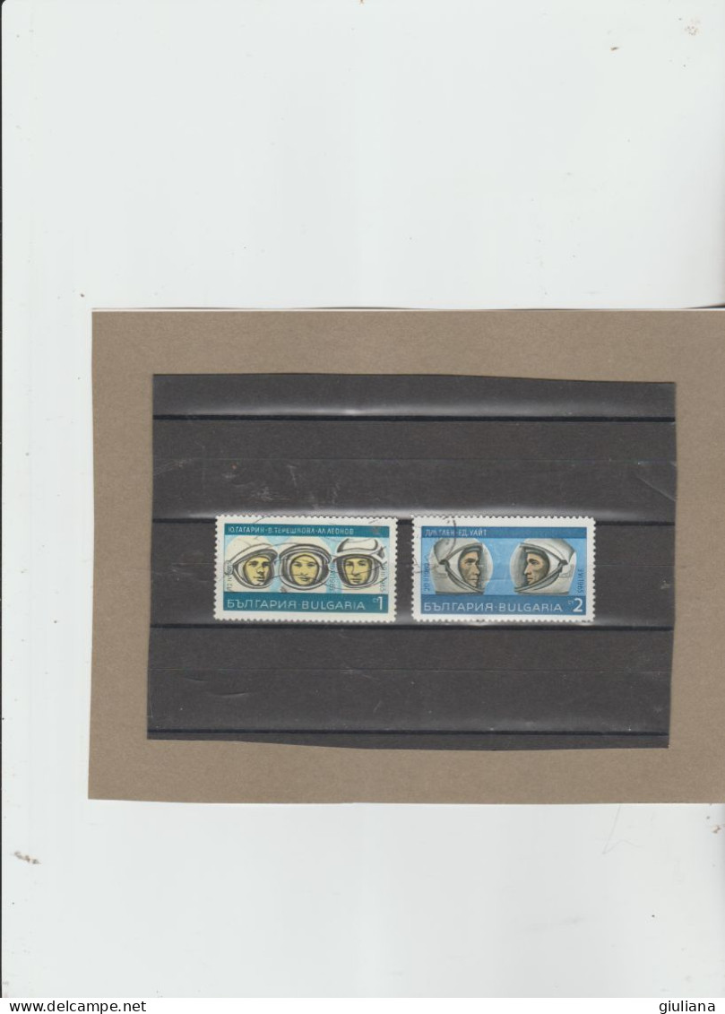 Bulgaria 1967 - (YT)  1544/49 Used "Cosmos. Soggetti Diversi" - 2 Valori Della Serie - Used Stamps