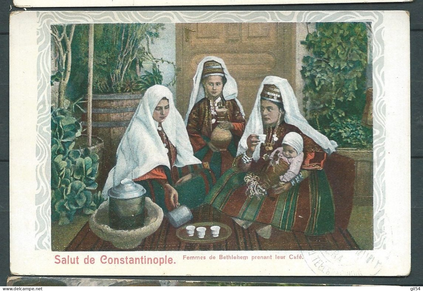 Salut De Constantinople - Femmes De Bethlehem Prenant Leur Café -    Mab 5902 - Turquia