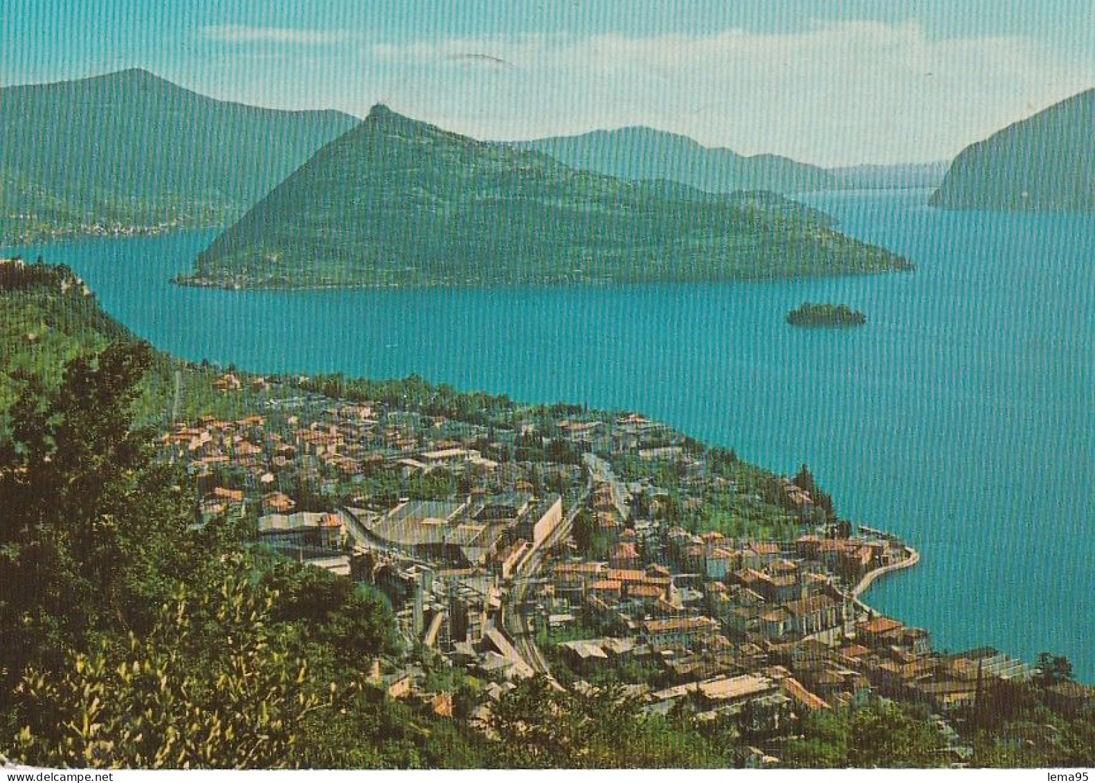 LAGO D'ISEO MARONE VEDUTA PANORAMICA VIAGGIATA - Brescia