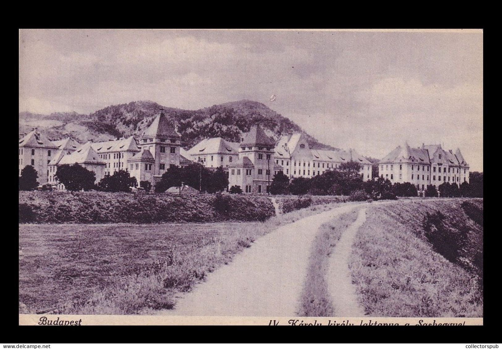 SASHEGY 1930. Ca. Vintage Postcard - Hungary