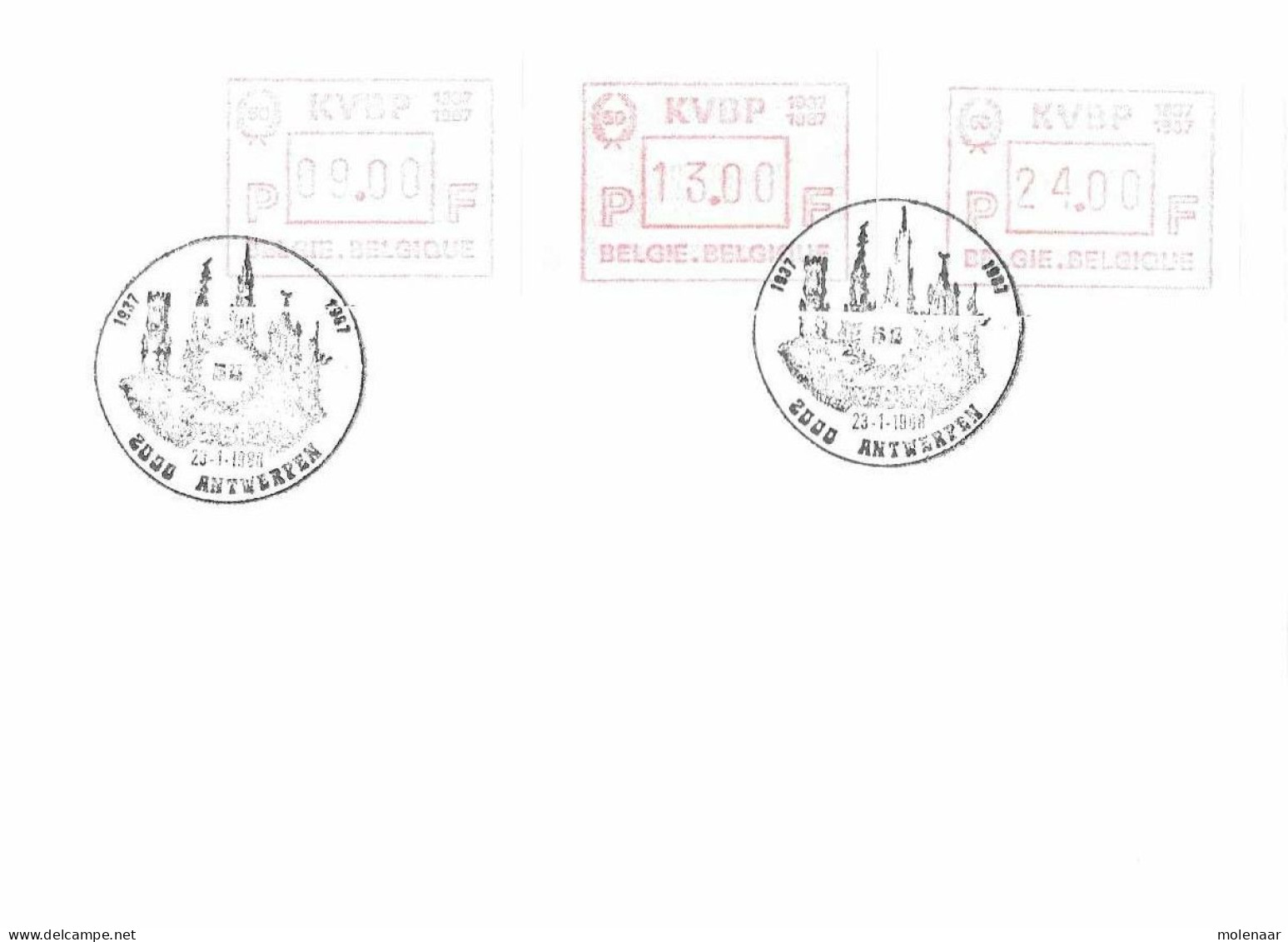 Postzegels > Europa > België > Frankeermachines (EMA) > 1980-99  Frankeermachine (17049) - 1980-1999