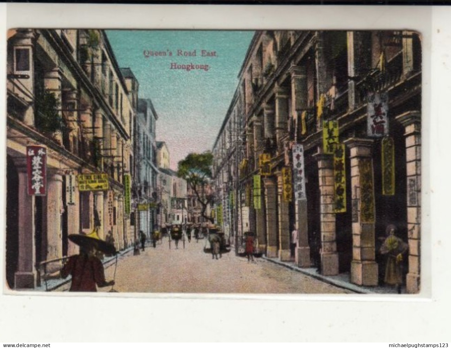 Hongkong / Postcards / Queen's Road - Sonstige & Ohne Zuordnung