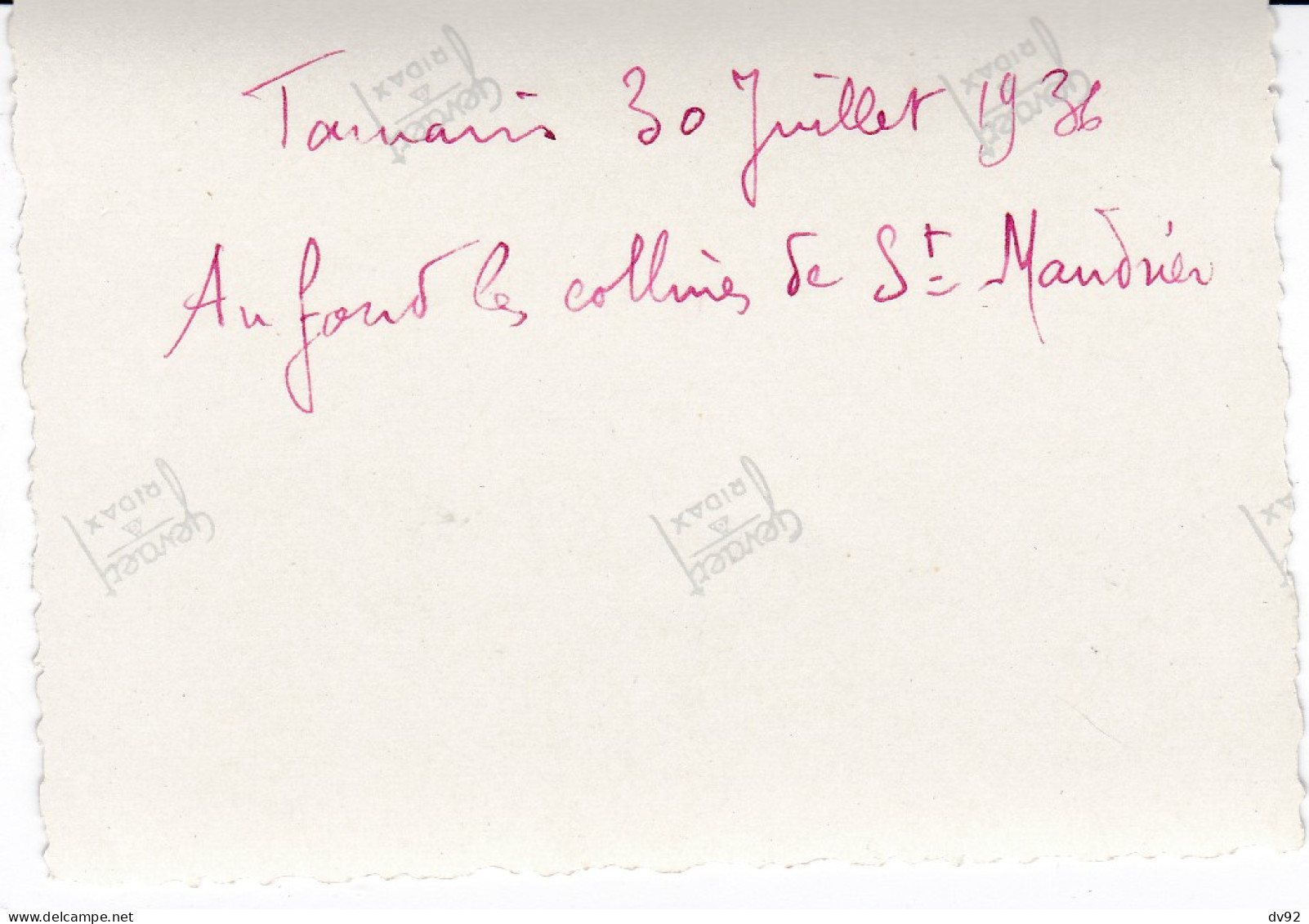 VAR TAMARIS BATEAUX ET COLLINES DE SAINT MANDRIER 1936 - Orte