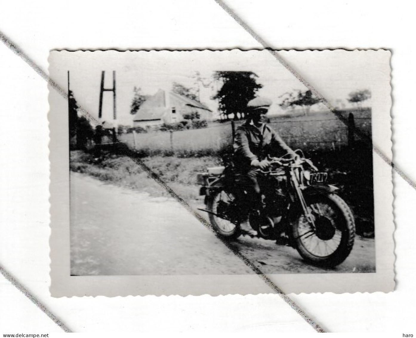 Photo ( 6 X 9 Cm ) D'une Ancienne Moto - OLDTIMER (B374) - Automobile