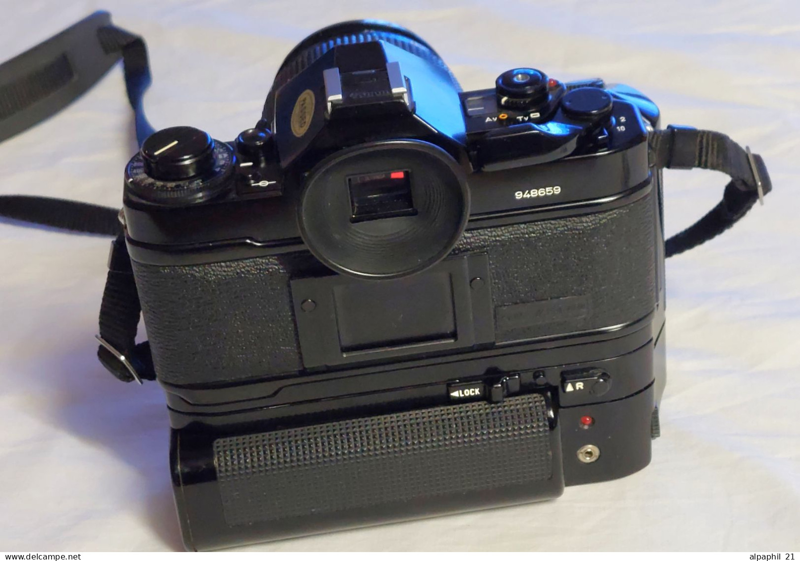 Canon A-1 with MA Motor and Battery pack + extras