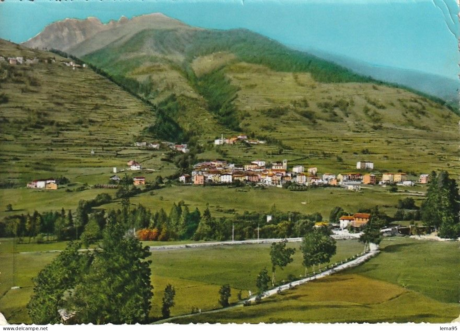 TEMU' VEDUTA PANORAMICA ANNO 1966 VIAGGIATA - Brescia