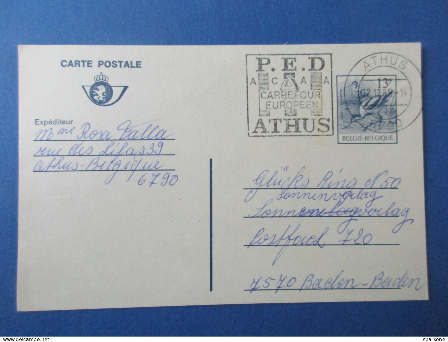 Belgique-Belgié - Entier Postal - 1989 - Postkarten 1951-..