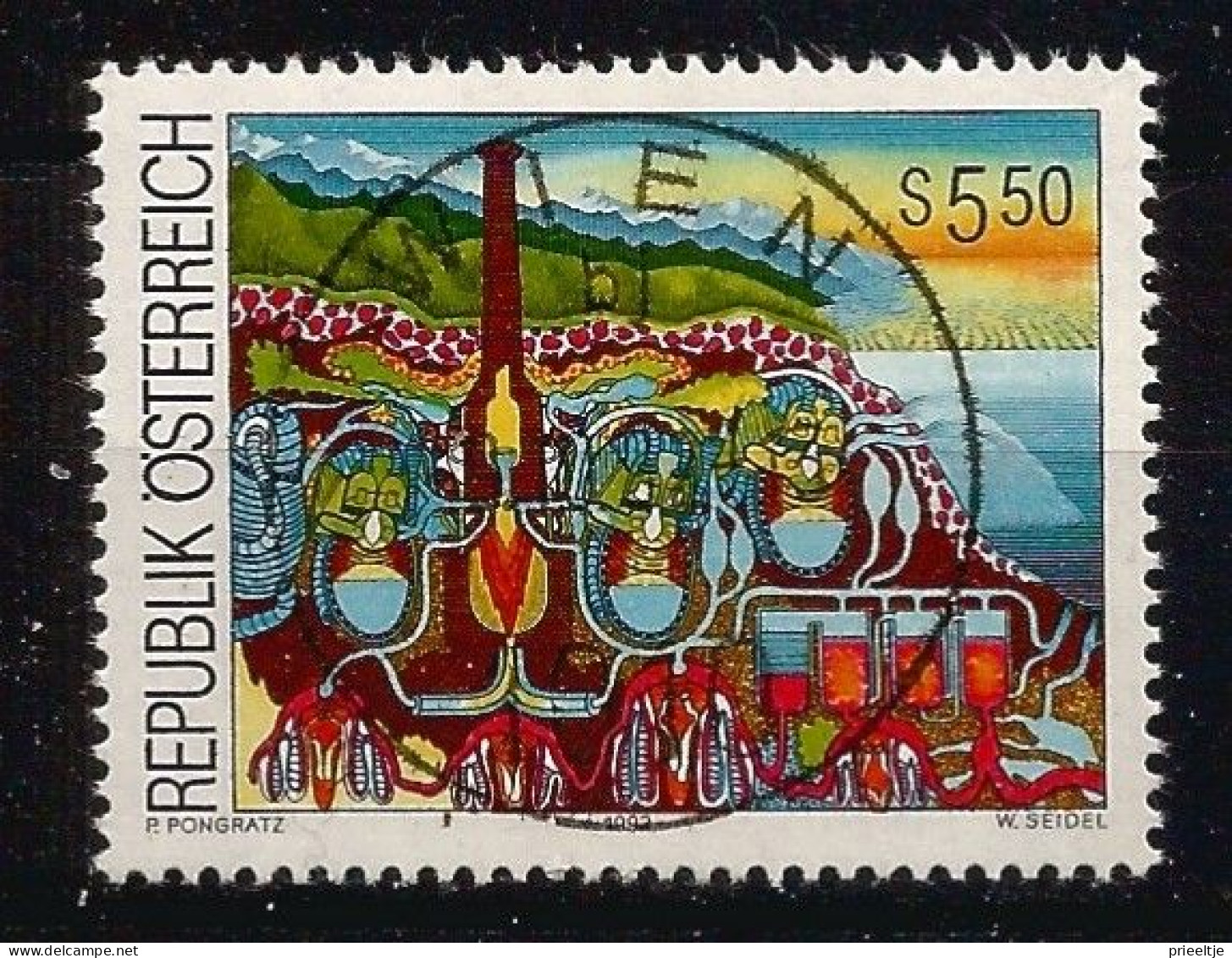 Austria - Oostenrijk 1992 Modern Art Y.T. 1906 (0) - Used Stamps