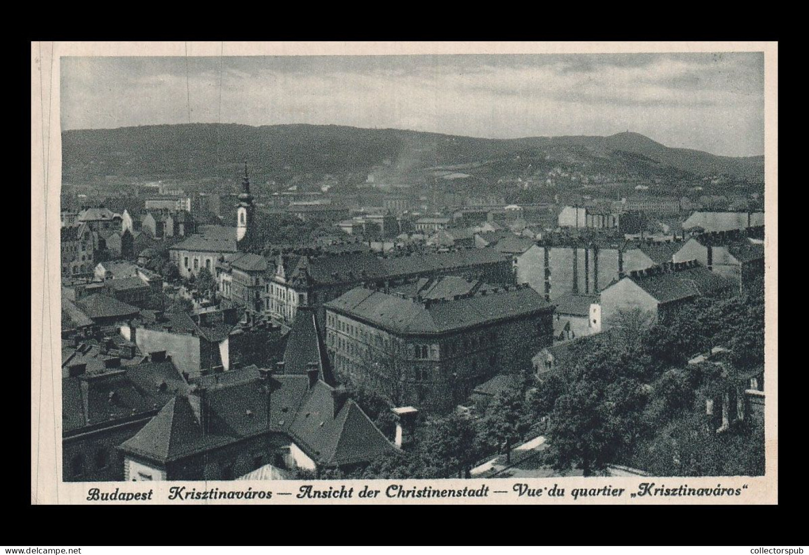 BUDAPEST 1925. Ca. Vintage Postcard, Krisztinaváros - Hungary