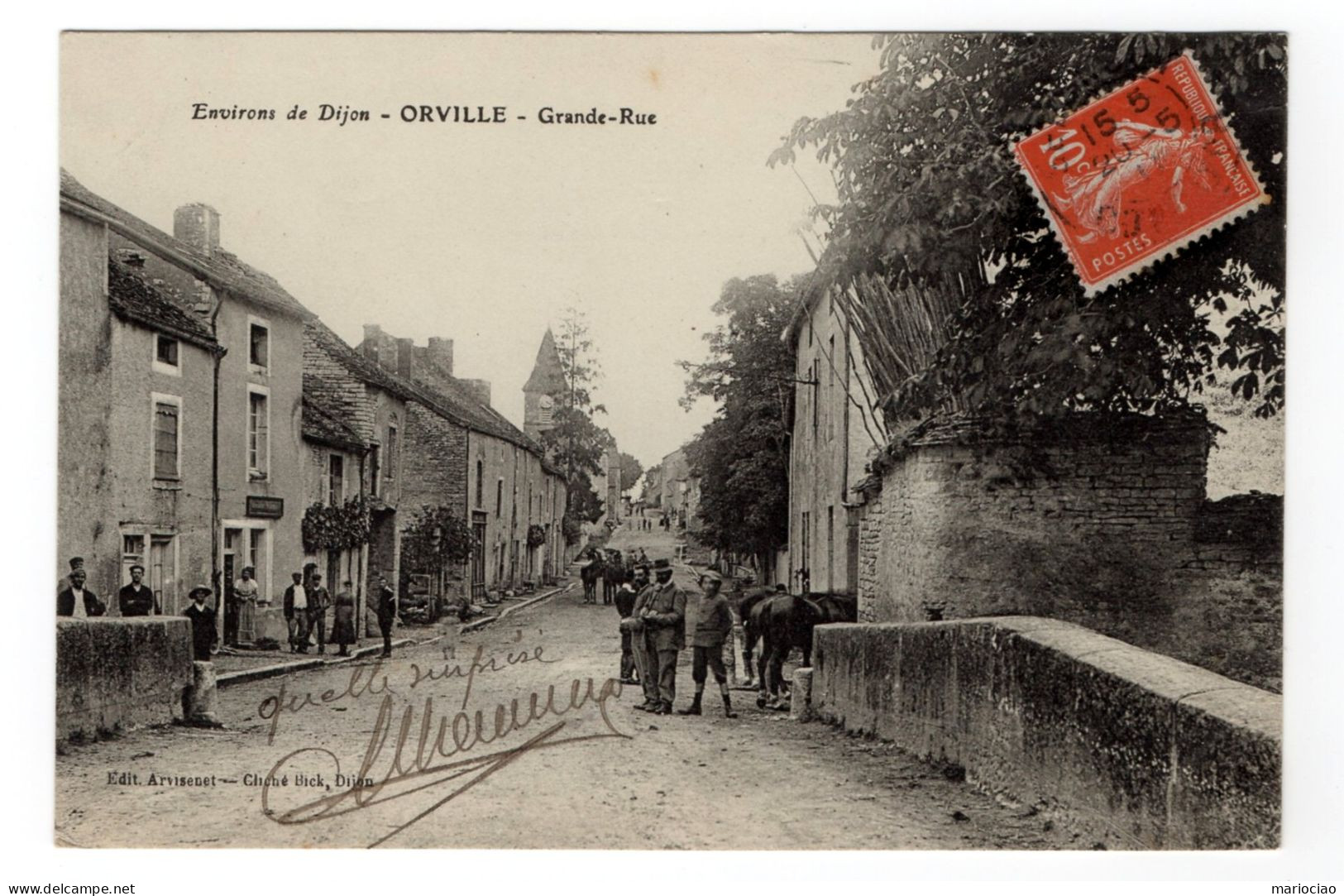 C-FR21260 Environs De Dijon ORVILLE Grande Rue - Other & Unclassified