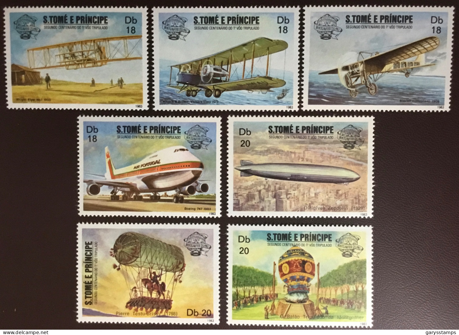 São Tomé E Principe 1983 Manned Flight Bicentenary MNH - São Tomé Und Príncipe