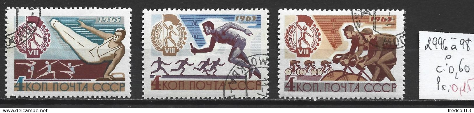 RUSSIE 2996 à 98 Oblitérés Côte 0.60 € - Used Stamps