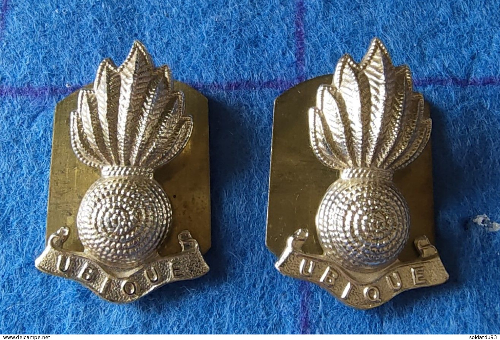 Insigne De Col Royal Artillery Regiment Officiers BRONZE - 1914-18