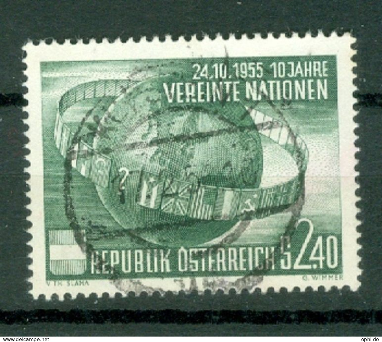 Autriche Yv  855 Ou Mi 1022 Ob TB  - Used Stamps
