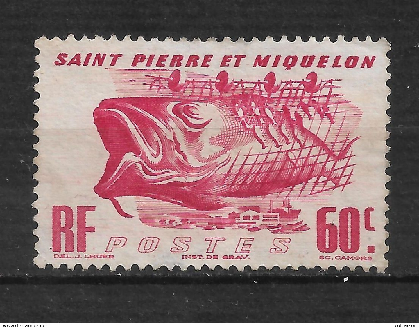 SAINT PIERRE ET MIQUELON N°  329 " MORUE " - Ongebruikt